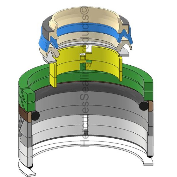 KIT DE SELLOS 100X140 ARRASTRE PARA CASE CX210B LZ007640 LZ011200