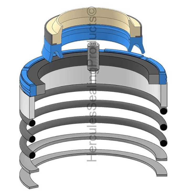 KIT DE SELLOS 35X70 DE VOLTEO PARA MINICARGADOR FRONTAL CATERPILLAR 262B 2186822