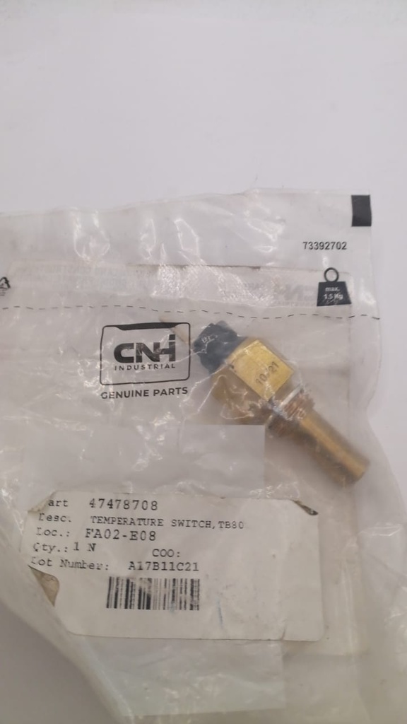 SENSOR SWITCH DE TEMPERATURA PARA CASE 47478708