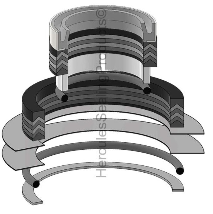 KIT DE SELLOS 2.00 X 3.00 LIFT PARA RETROEXCAVADORA FORD 740 309960