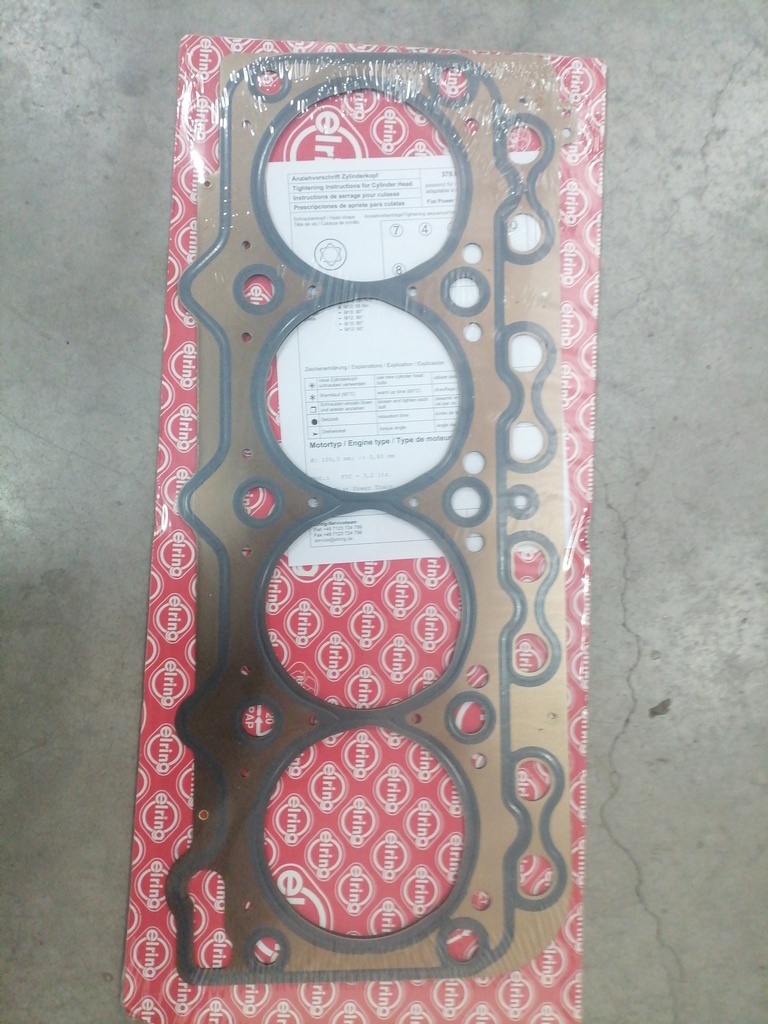 EMPAQUE DE CABEZA 0.80MM PARA 770FX CASE 580N IVECO TIER 4A 5801450757