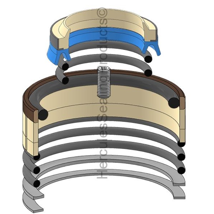 KIT DE SELLOS 35X70 DE VOLTEO PARA MINICARGADOR FRONTAL CATERPILLAR 262 1429192