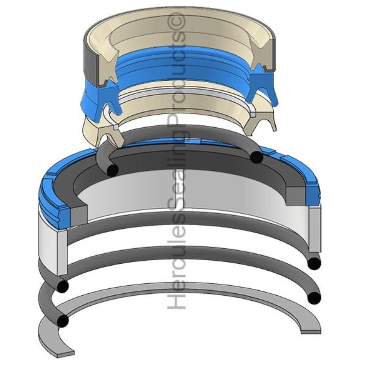 KIT DE SELLOS 55X100 ESTABILIZADOR PARA CATERPILLAR 416F 3975181