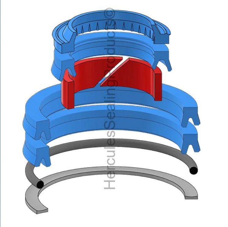KIT DE SELLOS 2.00 X 4.25 PARA MOTOCONFORMADORA VOLVO VOE12743310