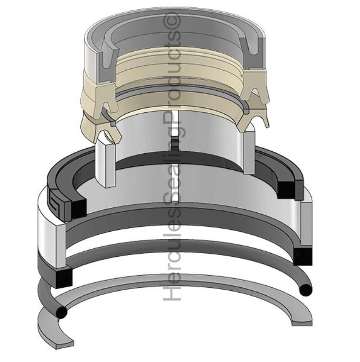 KIT DE SELLOS 2.50 X 3.50 BUCKET PARA CASE 580SK 580SL 1542923C2