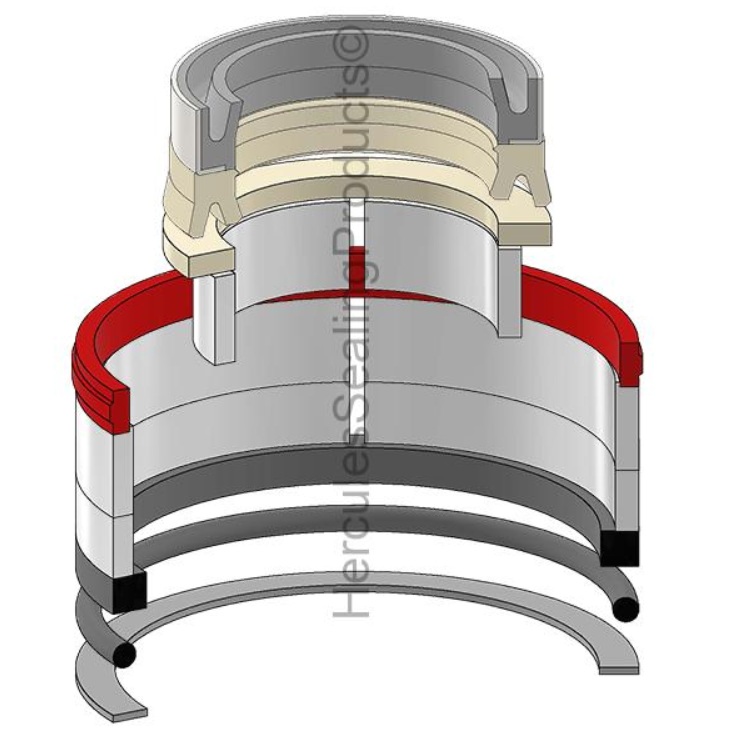 KIT DE SELLOS 2.00 X 3.25 BUCKET PARA CASE G109465