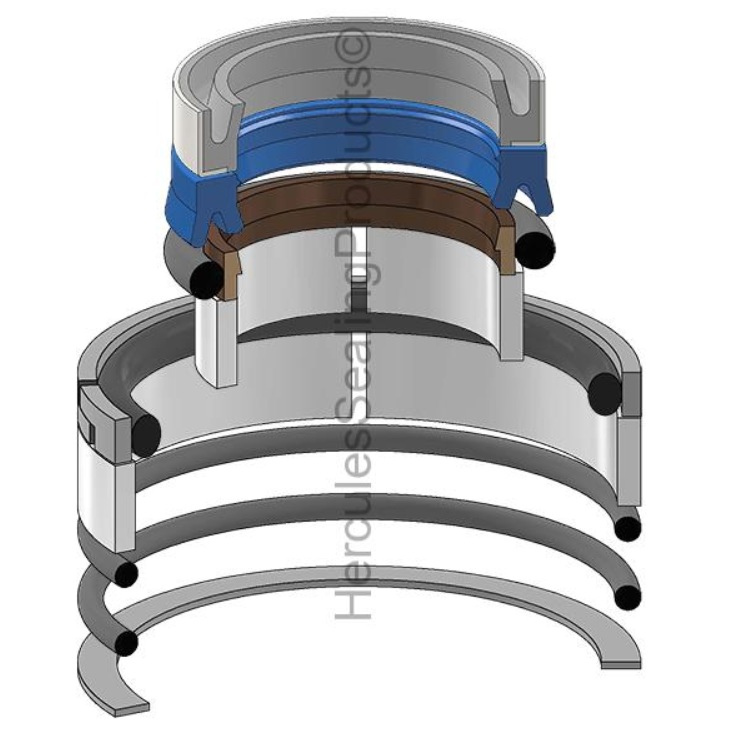 KIT DE SELLOS 2.00 x 4.00 SWING PARA CATERPILLAR 416B 420D 1857686