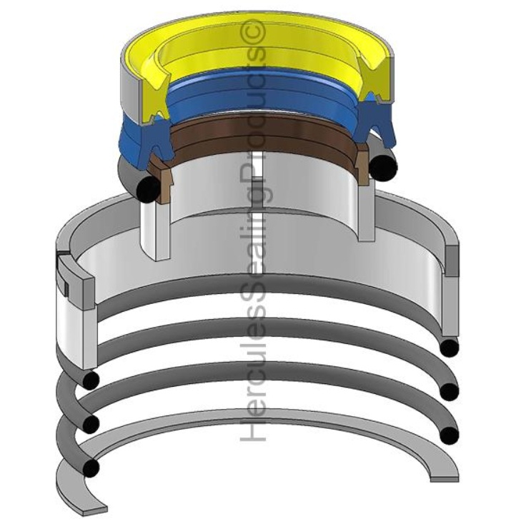 KIT DE SELLOS 2.00 x 4.00 SWING PARA CATERPILLAR 416B 420D 1113302