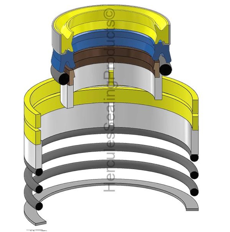 KIT DE SELLOS 2.00 X 3.25 BUCKET PARA CATERPILLAR 416 7X2821