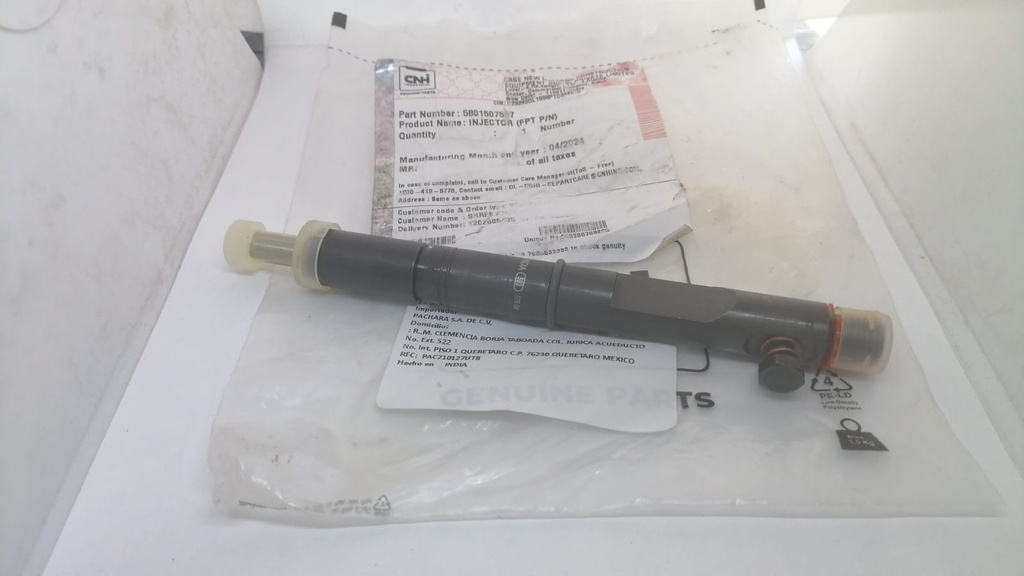 INYECTOR PARA CASE 770EX 5801507557