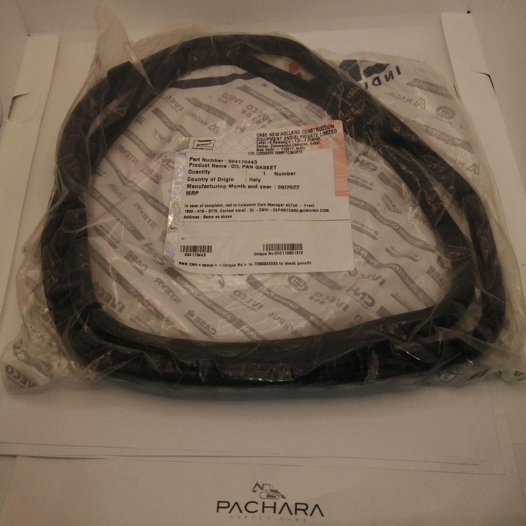 EMPAQUE DE CARTER PARA CASE 770FX 580N IVECO TIER 4A 504179443