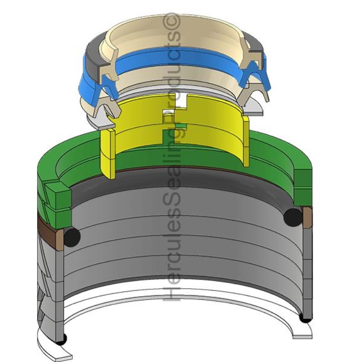 KIT DE SELLOS 100X140 ARRASTRE PARA CATERPILLAR 320D 321D 2478878 HERCULES