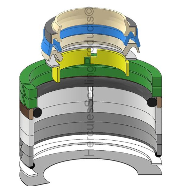 KIT DE SELLOS 85X120 BoOM PARA CATERPILLAR 320C 2478996 2478998 2043625