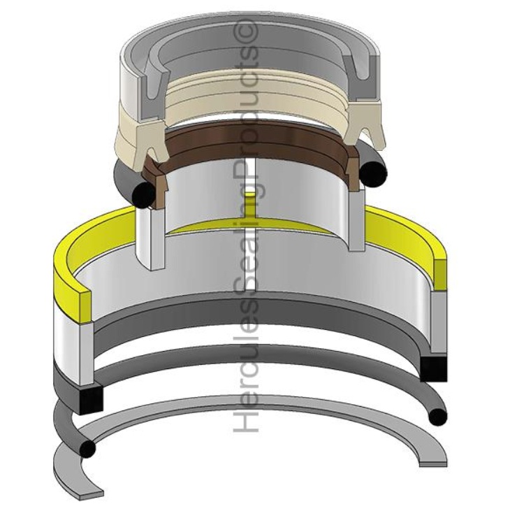 KIT DE SELLOS 2.37 x 4.50 BOOM PARA CATERPILLAR 416C 416D 3E8877
