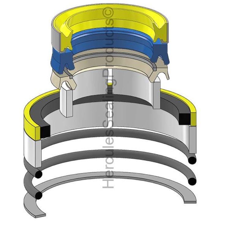 KIT DE SELLOS 2.50 X 4.50 ARRASTRE O LIFT PARA CATERPILLAR 416D 420D 938G 2297194