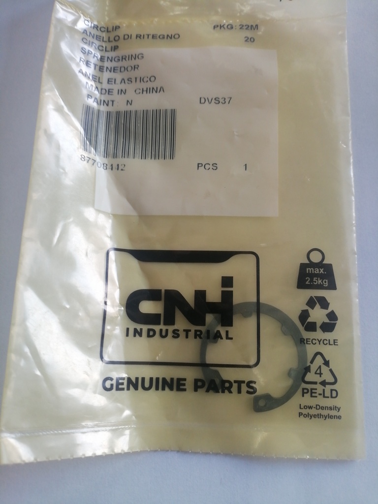 SEGURO DE AJUSTADOR FRENO PARA CASE 87708442