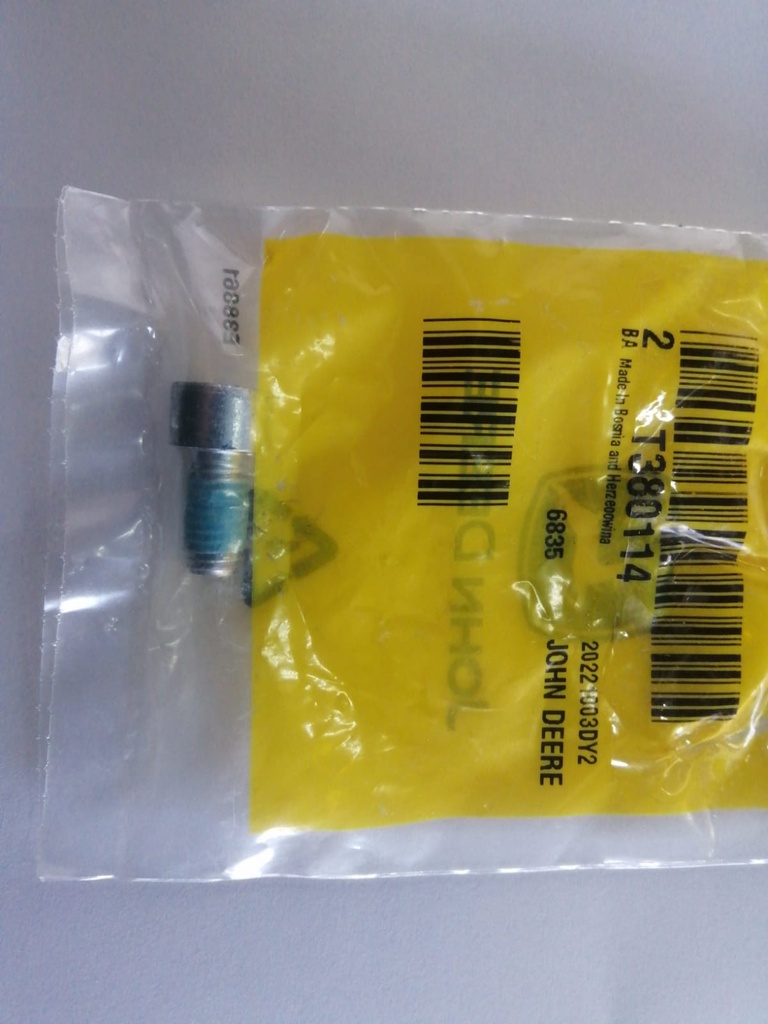 TORNILLO INT CORTO DE BOMBA TRANS PARA JOHN DEERE 310J T380114