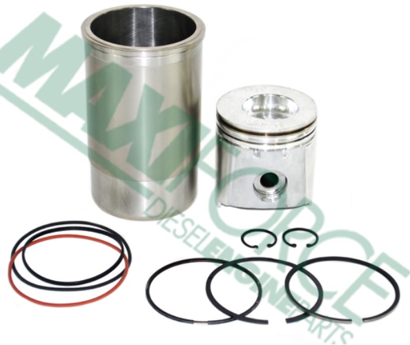 CONJUNTO DE PISTON CAMISA Y ANILLOS PARA JOHN DEERE 4.239T 310D 310C NATURAL RE30250