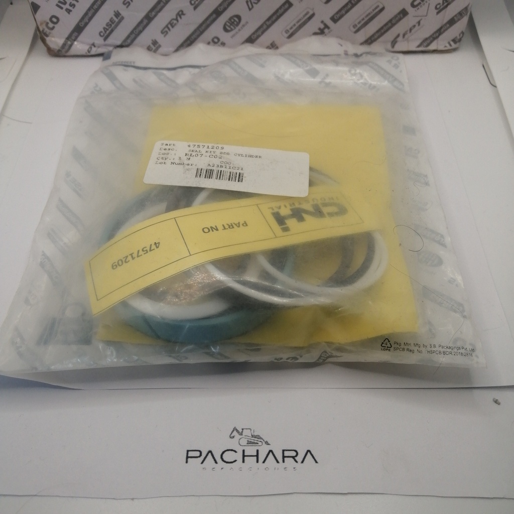 KIT DE SELLOS CUCHARON DE ALMEJA PARA CASE 770EX 47571209 original