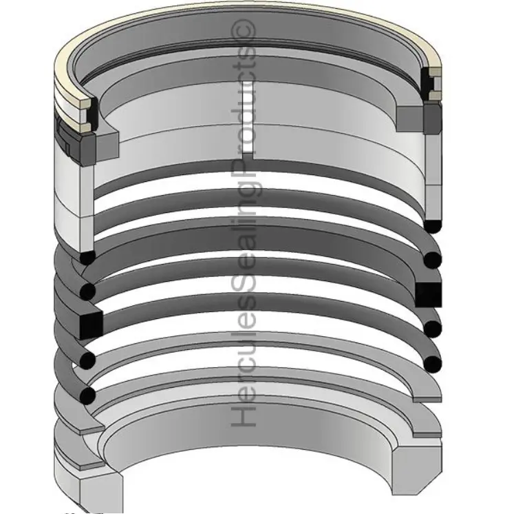 KIT DE SELLOS 125MM TILT PARA JOHN DEERE 544J AHC20867