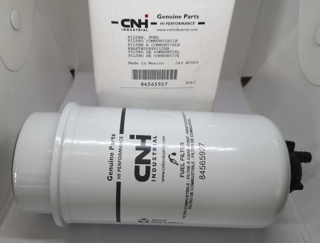 FILTRO DE COMBUSTIBLE PARA CASE 770FX  84565927 (Sin vaso)