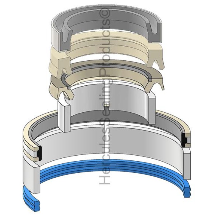 KIT DE SELLOS 2.25 X 4.00 ESTABILIZADOR PARA NEW HOLLAND B110 LB75B 84209920