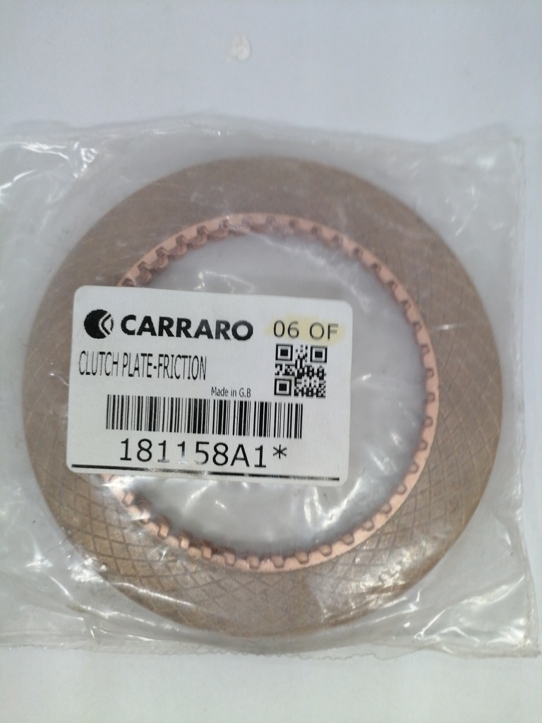 DISCO DE FRICCION PARA CASE TRANSMISION 181158A1