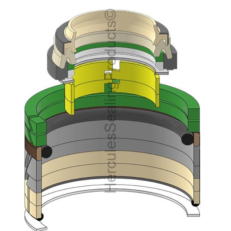 KIT DE SELLOS 105X145 ARRASTRE PARA CASE CX240 LZ00443