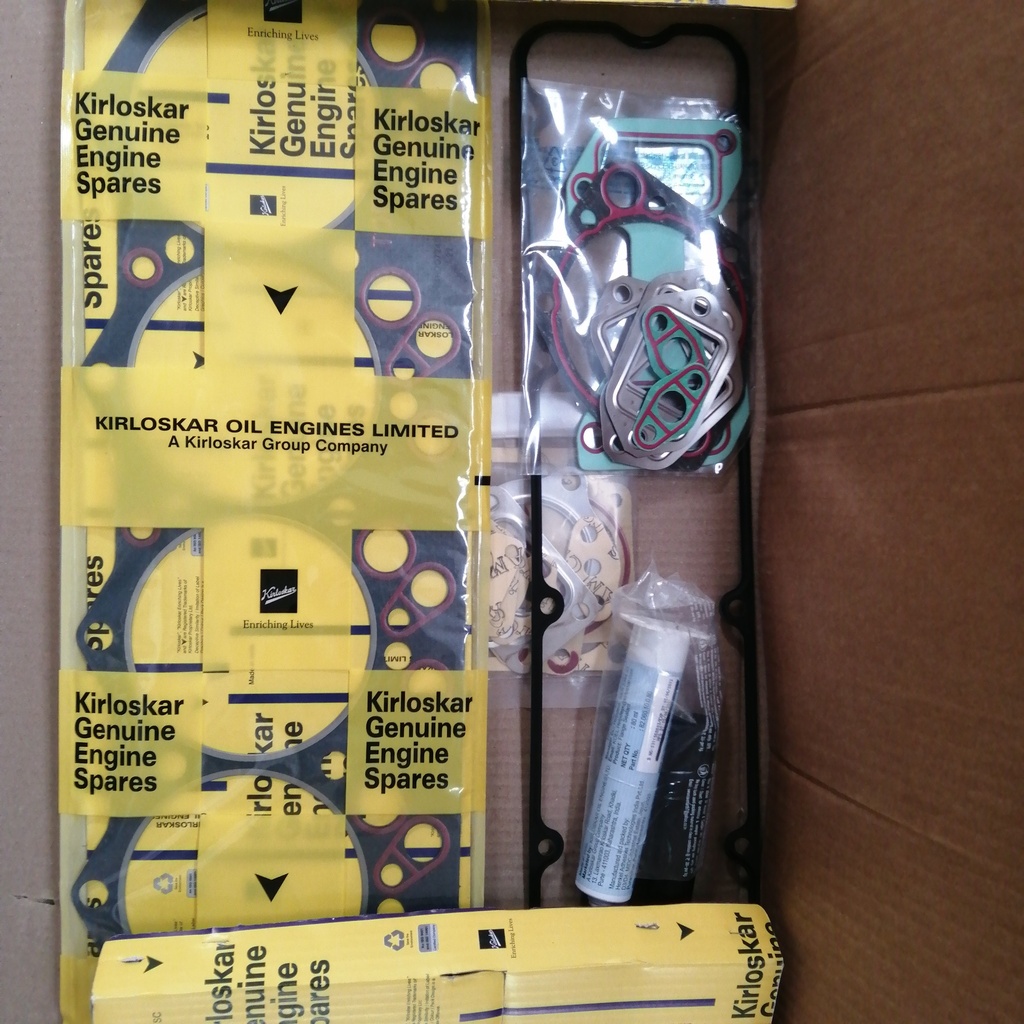 KIT DE EMPAQUES DE MOTOR PARA DYNAPAC CA255 ORIGINAL (no incluye reten del cigueñal, trasero, sellos de valvulas) incluye empaque de carter