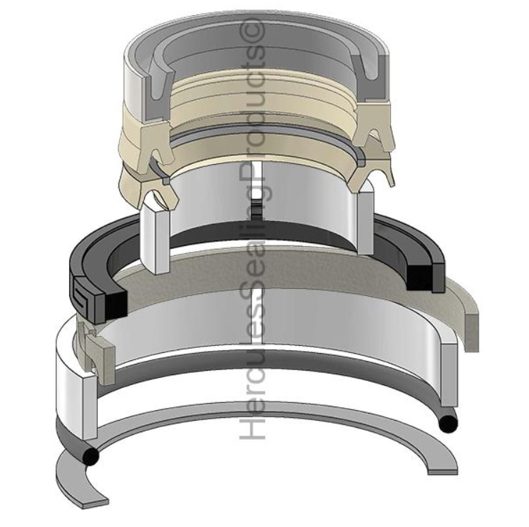 KIT DE SELLOS 2.25 X 4.25 ARRASTRE PARA CASE 580L 580M 234844A1