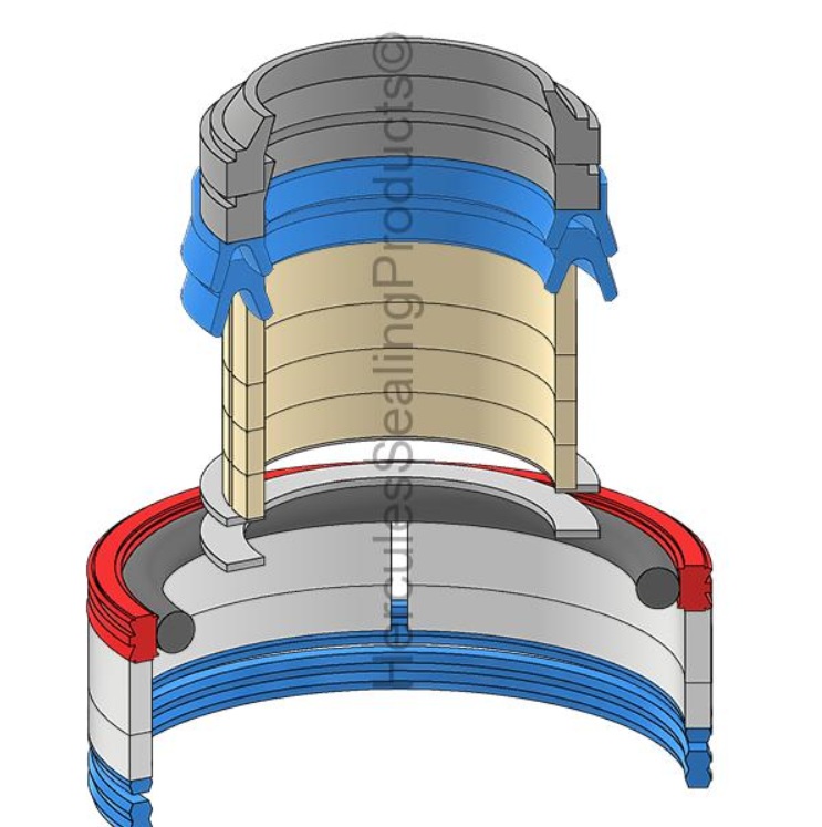 KIT DE SELLOS 36X65 PARA JOHN DEERE DIRECCION 4X2 310SG 310G T191430