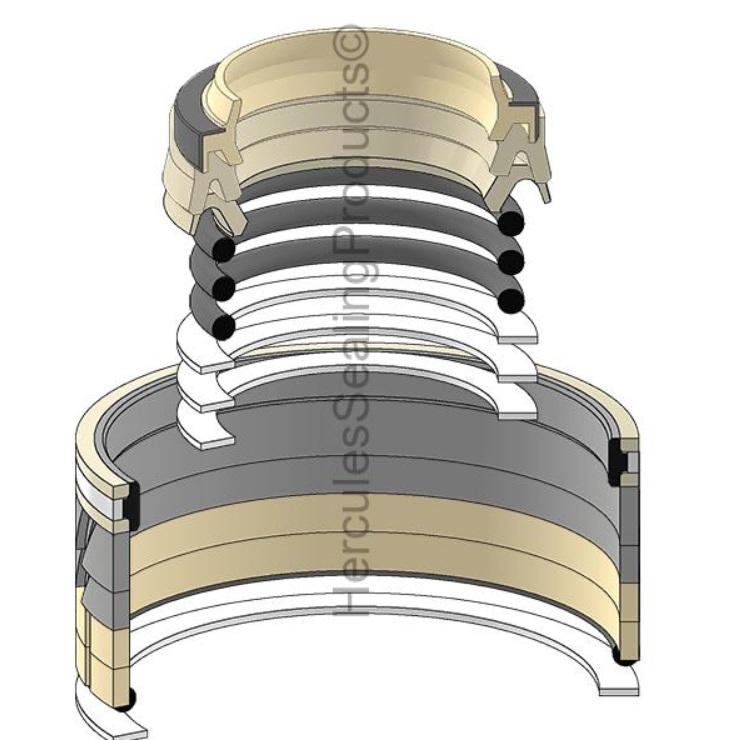 KIT DE SELLOS 100X140 ARRASTRE PARA HYUNDAI R210LC-7 R210LC-9 31Y1-15230