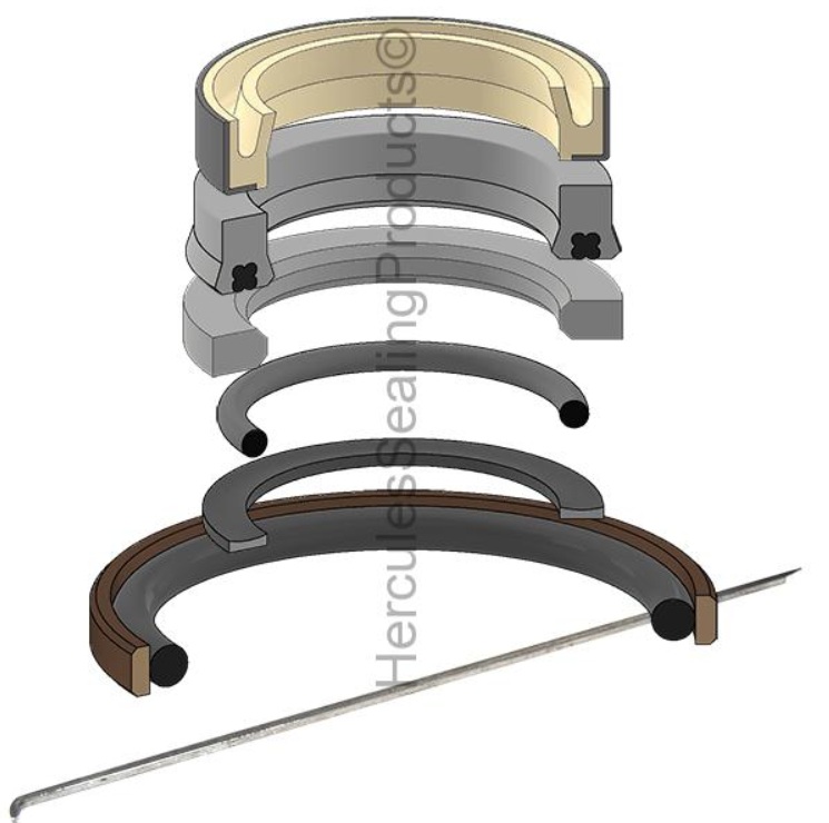 KIT DE SELLOS 40X80 TILT PARA NEW HOLLAND 555E 85804740