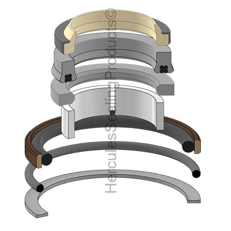 KIT DE SELLOS 50X110 ESTABILIZADOR PARA NEW HOLLAND LB75B 85819356