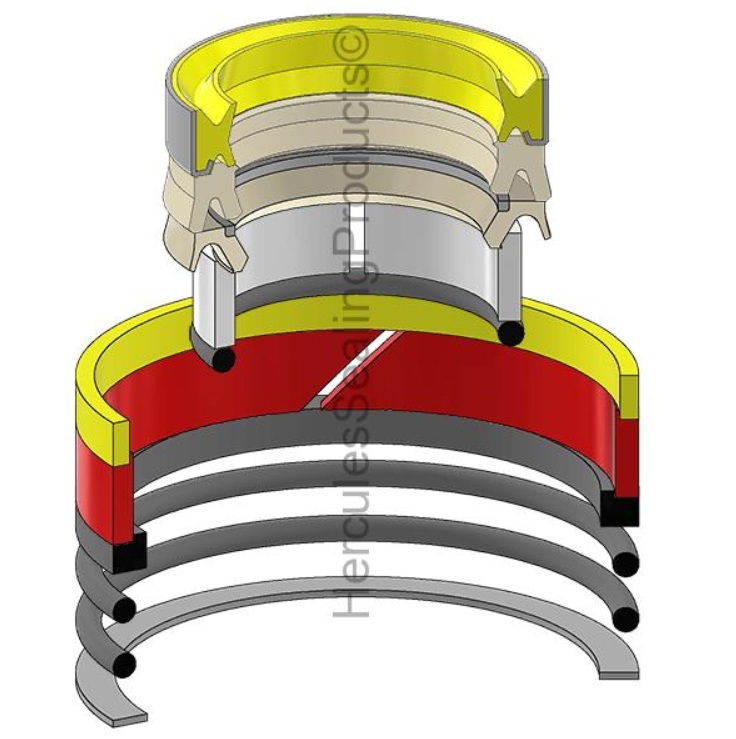 KIT DE SELLOS 2.25 X 4.25 ARRASTRE PARA CATERPILLAR 416E 416F 3809470