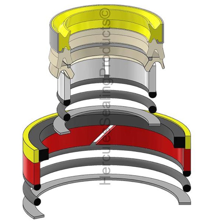 KIT DE SELLOS 2.25 X 4.25 ARRASTRE PARA CATERPILLAR 416E 4158072