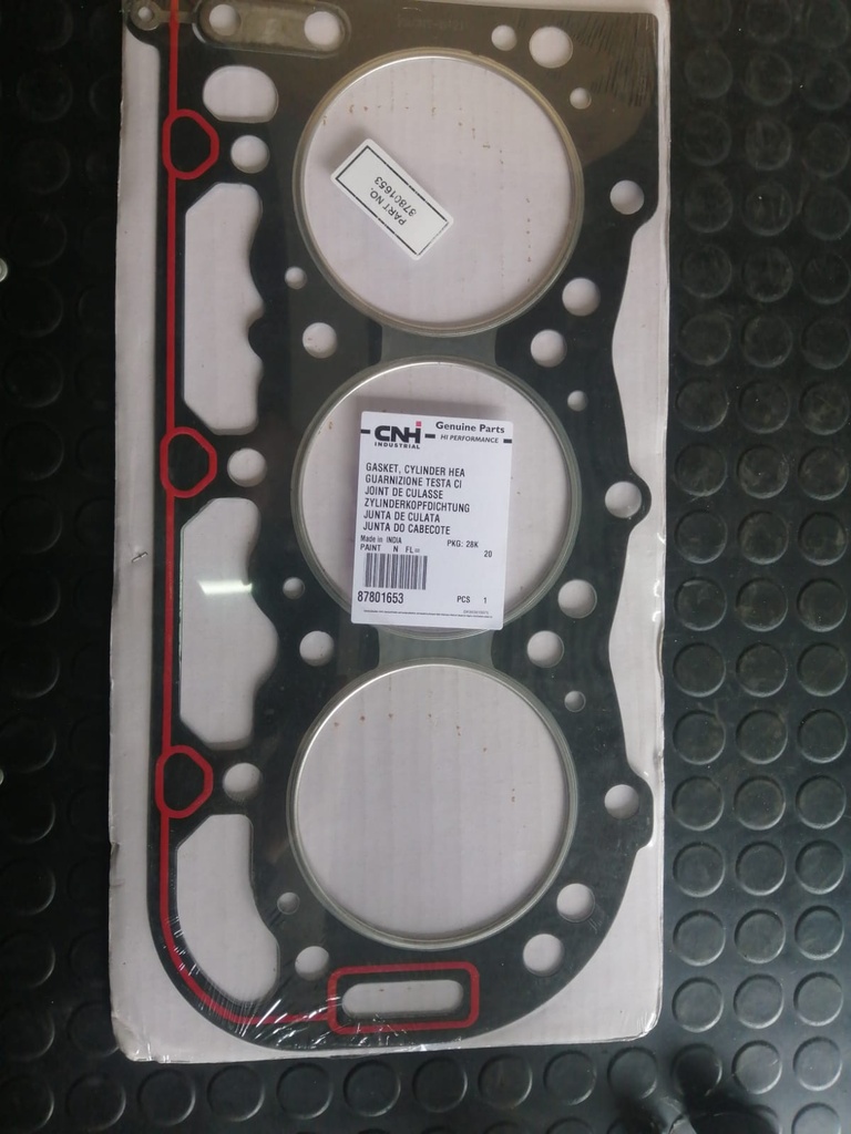 EMPAQUE DE CABEZA PARA NEW HOLLAND LX865 87801653