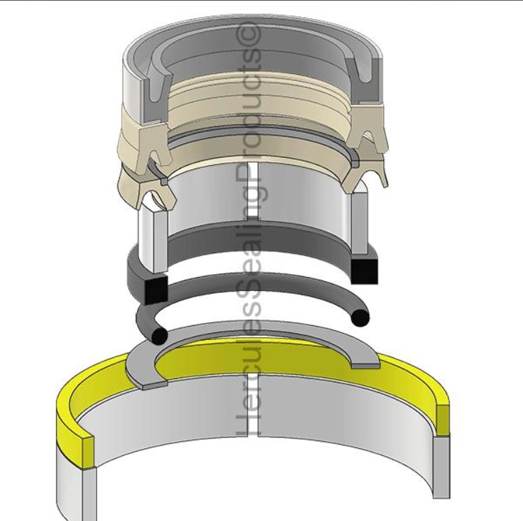 KIT DE SELLOS 2.00 X 90 LIFT PARA NEW HOLLAND LB75 LB90 87428628