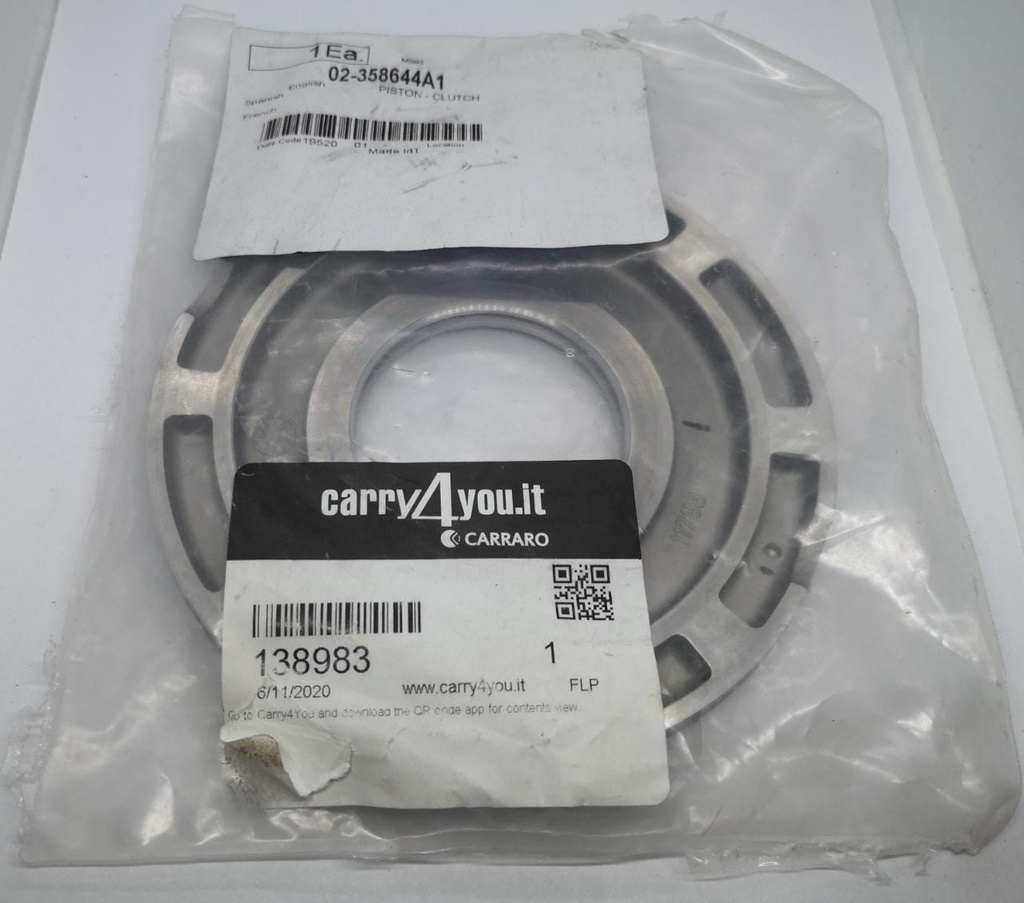 PISTON PARA TRANSMISION CASE 358644A1