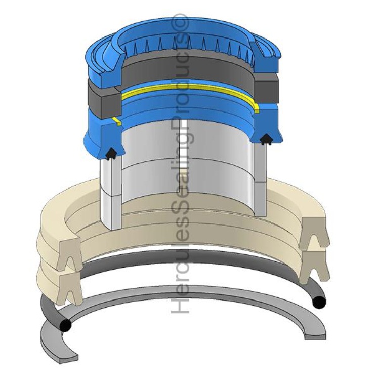 KIT DE SELLOS 1.37 X 3.00 PARA MOTOCONFORMADORA VOLVO VOE12724304