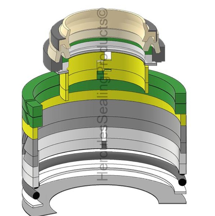 KIT DE SELLOS 105X150 ARRASTRE PARA CASE 9040B 160227A1