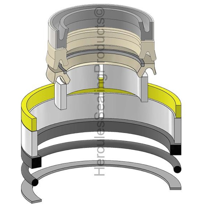 KIT DE SELLOS 2.25 X 4.50 TILT PARA CASE 721C 1543279C1