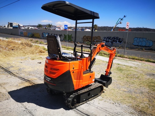 [MEXC-20] MINIEXCAVADORA 2023 FURD FWJ-1000 MOTOR: KOOP KD192F Diesel (10HP) Peso: 1,000 kgs Pala Topadora Auxiliar Hidráulico: Para Implementos Profundidad de Excavación 1.32 mts Cucharon: 40 cms Ancho Orugas de Hule