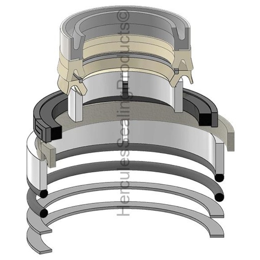 [122535A1-HR 1543269C1 84155087] KIT DE SELLOS 2.00 X 4.00 SWING PARA CASE 580L 580SN TIER 3 122535A1