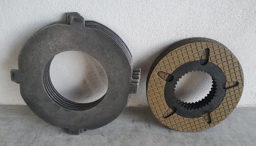 [6195607M91-OEM] ENSAMBLE DE FRENOS PARKING TRANSMISION PARA TEREX TLB830 6195607M91