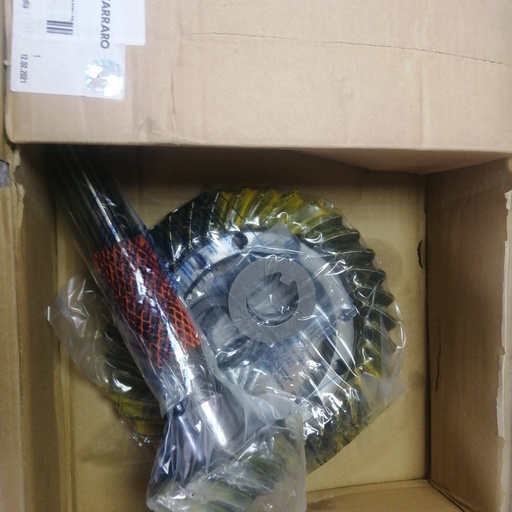 [175956A1-OEM 066074] SET DE CORONA Y PIÑON EJE TRASERO PARA CASE 580L 580M ORIGINAL OEM 15/35 175956A1