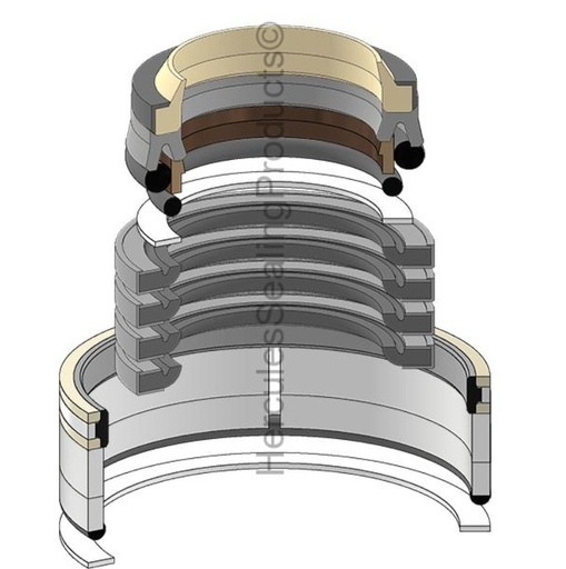 [707-98-45220-HR] KIT DE SELLOS 80X115 BUCKET PARA KOMATSU PC200-6 707-98-45220