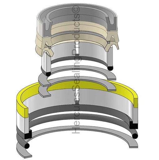 [1346357C2-HR] KIT DE SELLOS 4.00 X 8.00 TILT PARA CARGADOR FRONTAL CASE 921 1346357C2