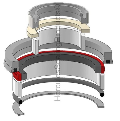 [G110046-HR] KIT DE SELLOS 2.50 X 3.50 BUCKET PARA CASE 580SK 580SL G110046