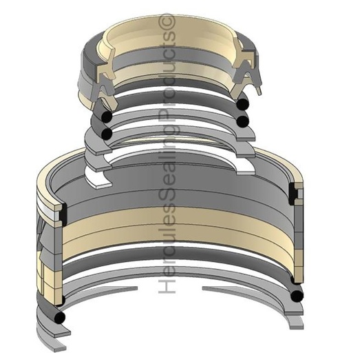 [FYA00010735-HR] KIT DE SELLOS 90X135 PARA JOHN DEERE BUCKET 290GLC FYA00010735